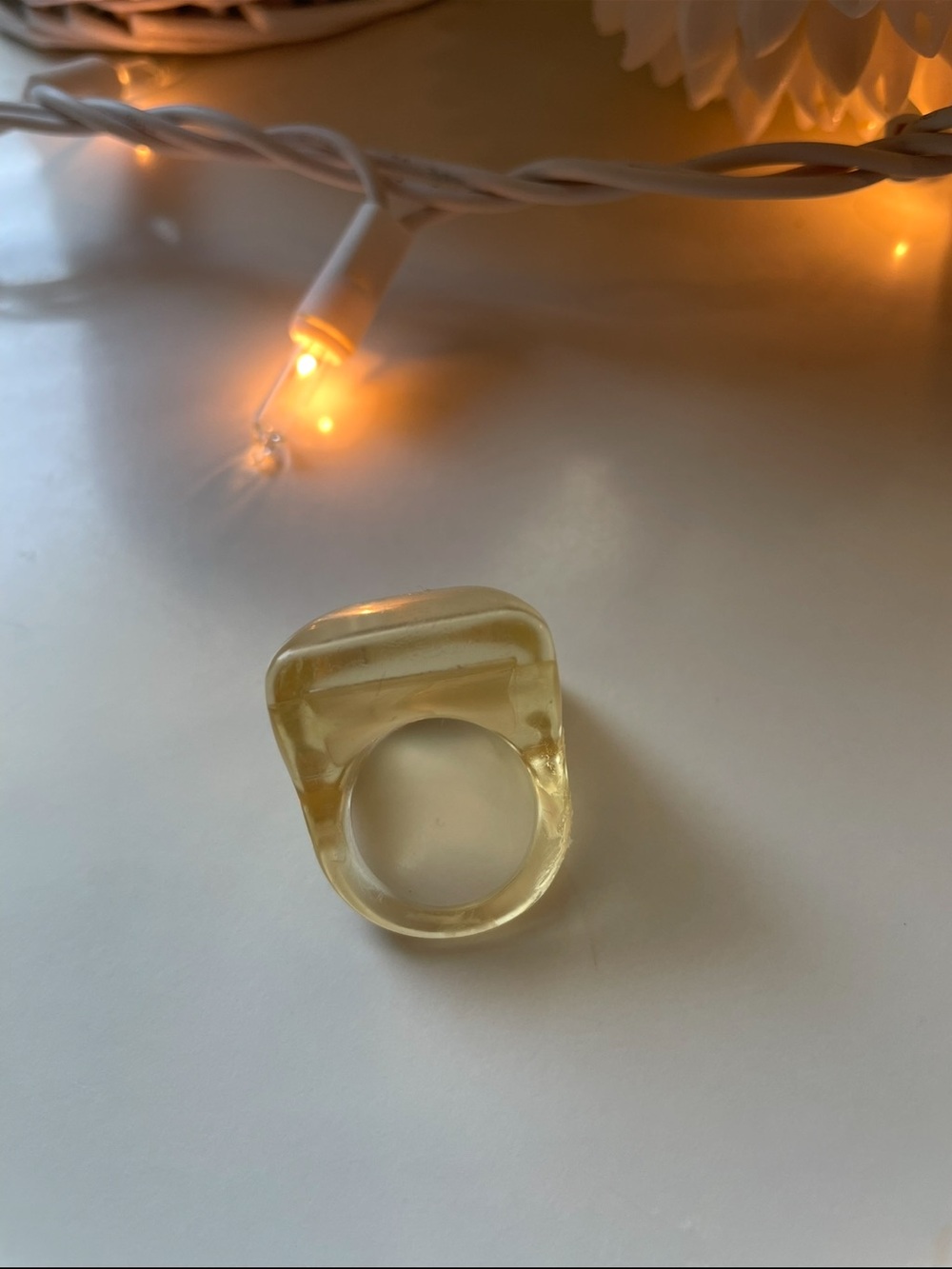 Champagne Color Statement Ring - Picture 3 of 7
